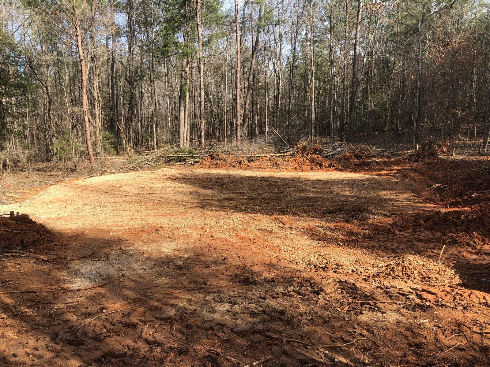 Building Site preparation land clearing